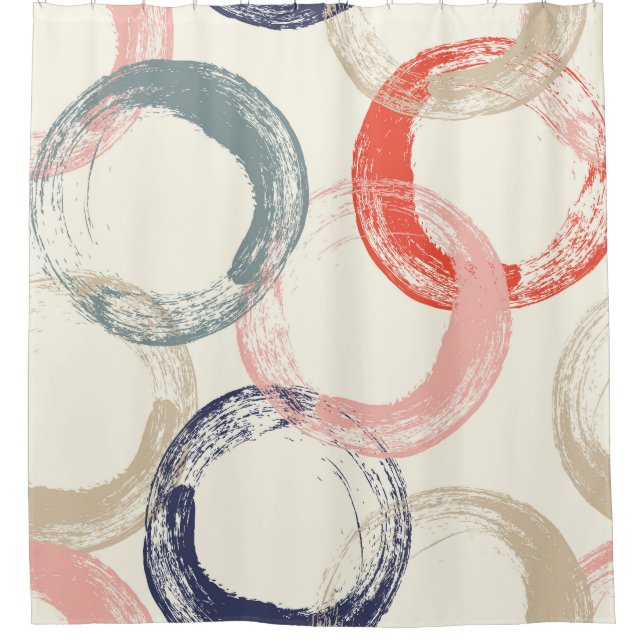 Coloured Circles Brush Texture Pattern (Front)