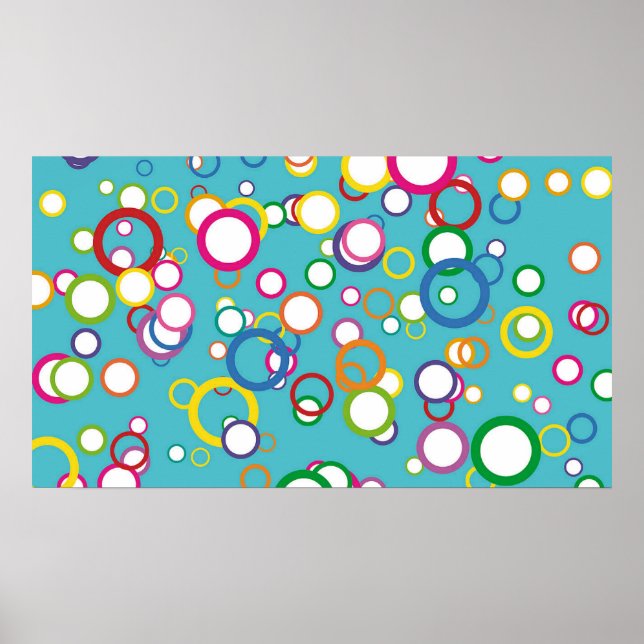 Coloured Circles Poster (Front)