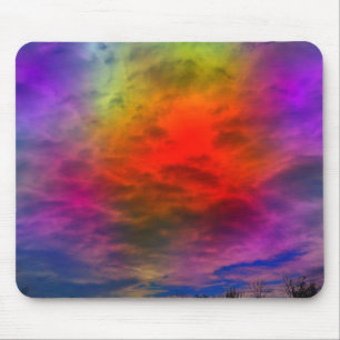 Coloured Clouds Mousepad