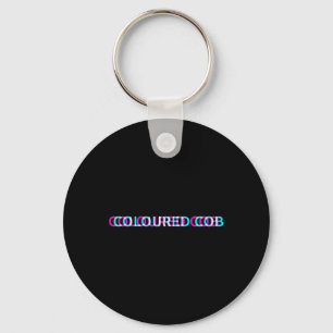 Coloured Cob Horse Breed Horseback Riding Keychain