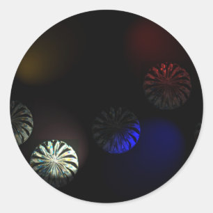 Coloured Cystal Imager Classic Round Sticker