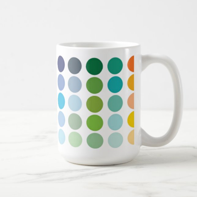 Coloured Dots Mug (Right)