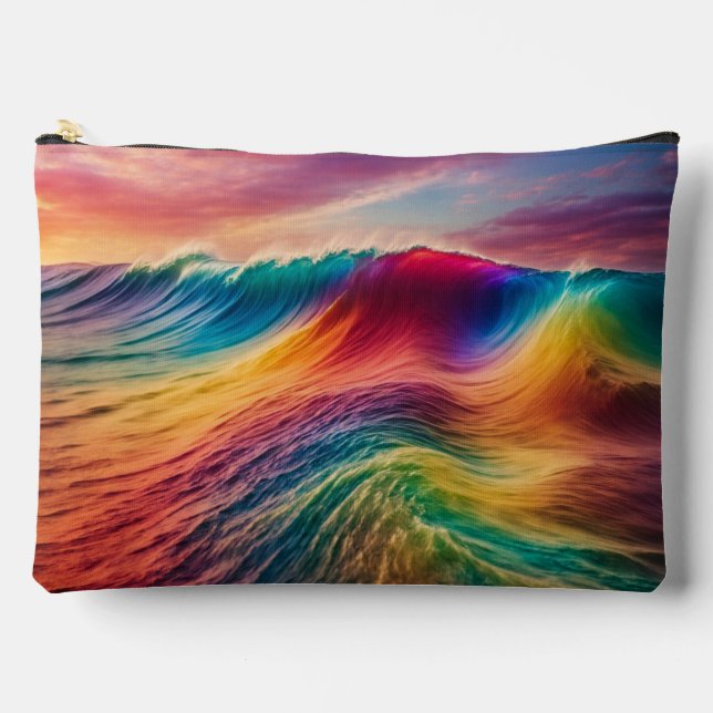 Coloured Dunes Print Cut Sew Bag (Front)