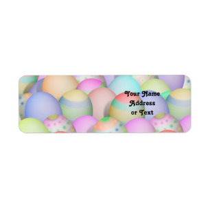 Coloured Easter Eggs Background