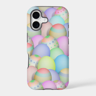Coloured Easter Eggs Background