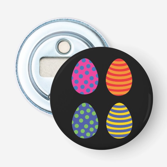 Coloured Easter Eggs Bottle Opener (Front)