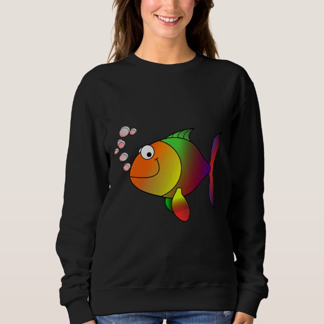 Coloured Fish 101 Sweatshirt (Front)