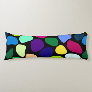 Coloured Flat Stone Mosaic I + your ideas Body Pillow