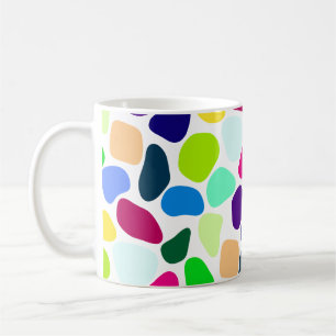 Coloured Flat Stone Mosaic I + your ideas Coffee Mug