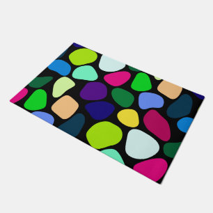 Coloured Flat Stone Mosaic I + your ideas Doormat