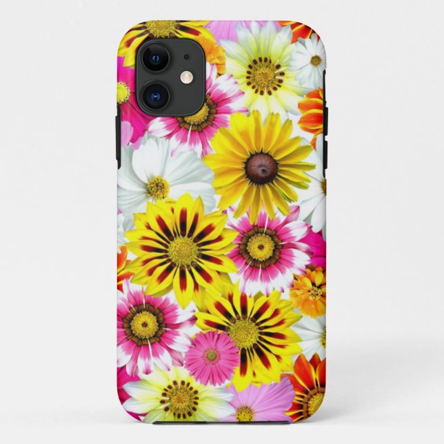 Coloured flowers Art Case-Mate iPhone Case (Back)