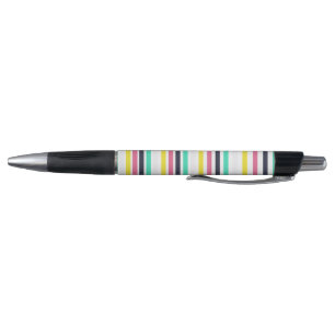 Coloured Horizontal Stripes Pen