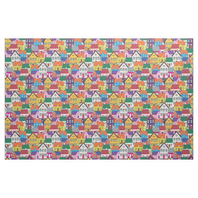 Coloured Housing Fabric (Fat Quarter)