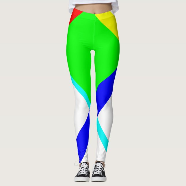 Coloured hug leggings (Front)