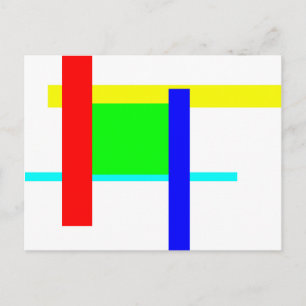 Coloured hug postcard