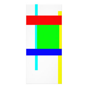 Coloured hug rack card