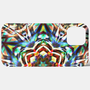 Coloured Kaleidocope with texture that looks canva iPhone 13 Pro Max Case