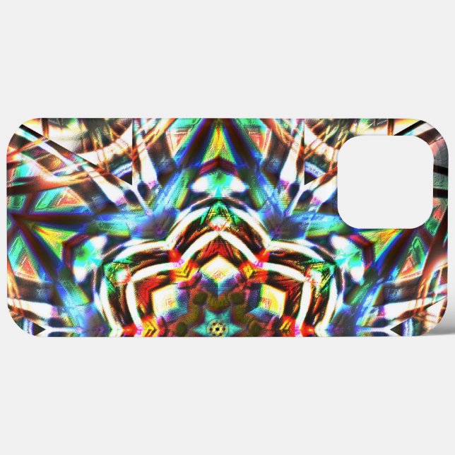 Coloured Kaleidocope with texture that looks canva Case-Mate iPhone Case (Back (Horizontal))