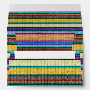 Coloured knitting Stripes seamless pattern 1 Envelopes