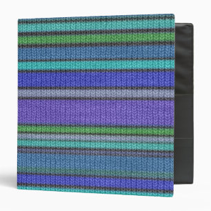 Coloured knitting Stripes seamless pattern 2 Binder