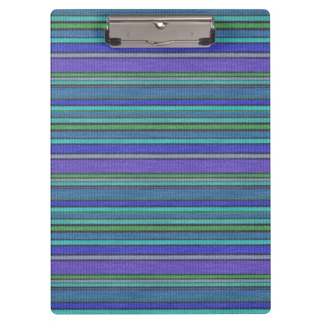 Coloured knitting Stripes seamless pattern 2 Clipboard (Front)