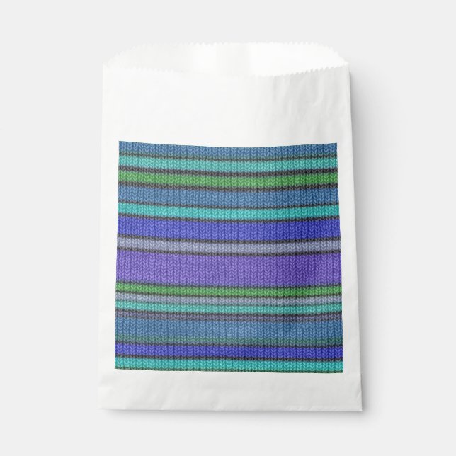 Coloured knitting Stripes seamless pattern 2 Favour Bag (Front)