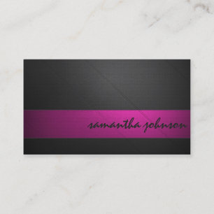 Coloured Leather in Hot Pink Business Card
