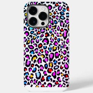 Coloured Leopard Print iPhone 14 Pro Max Case