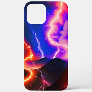 Coloured Lightning Mountain One iPhone 12 Pro Max Case
