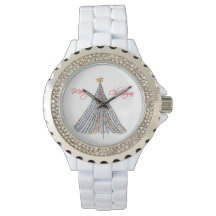 Coloured Lights Christmas Watch