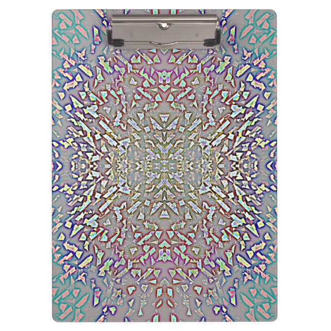 Coloured Lights Reflections Clipboard (Front)