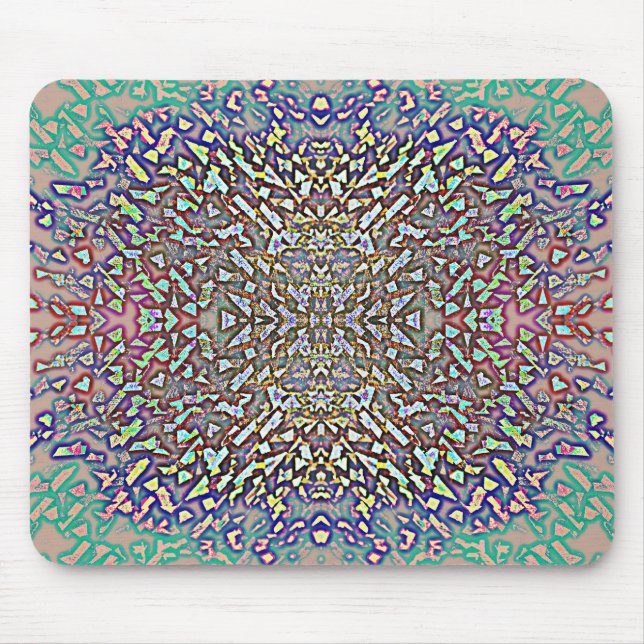 Coloured Lights Reflections Mouse Pad (Front)