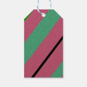Coloured lines gift tags