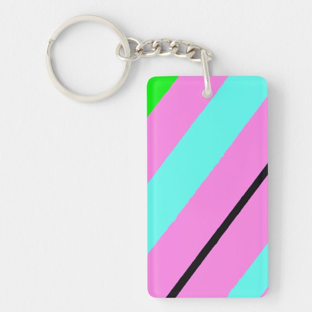 Coloured lines keychain (Front)