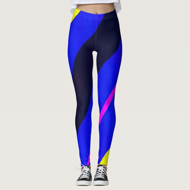 Coloured lines leggings (Front)