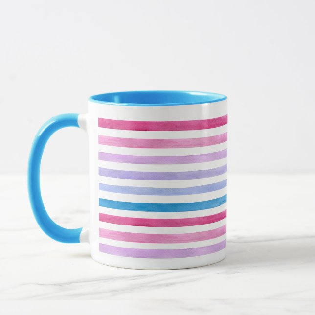 Coloured lines mug (Left)