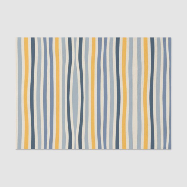 Coloured Lines tissue paper (Front)