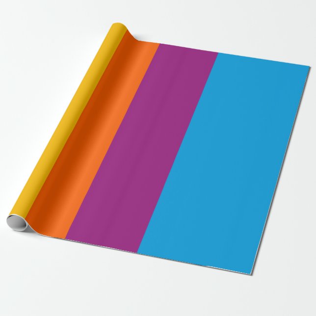 Coloured lines wrapping paper (Unrolled)