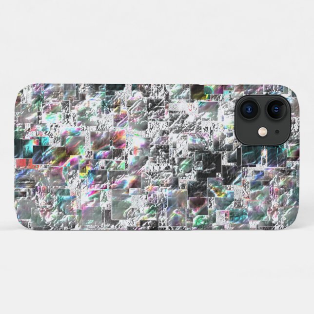 Coloured look like square dvd cutouts, rough mosai Case-Mate iPhone case (Back (Horizontal))