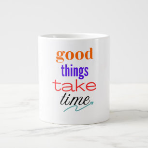 Coloured Motivational  Large Coffee Mug