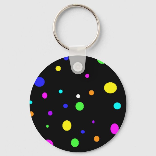 Coloured Orbs-keychain Keychain (Front)