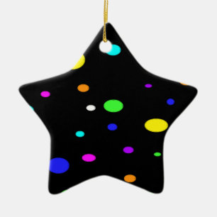Coloured Orbs-ornament Ceramic Ornament