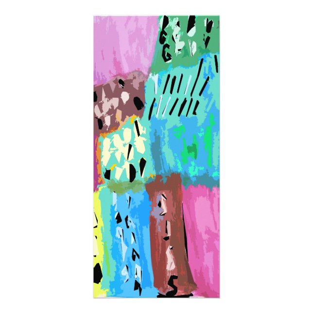 Coloured patches rack card (Front)