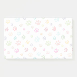 Coloured Paw Prints Design Notes