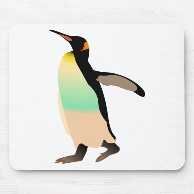 Coloured Peguin Mouse Pad (Front)