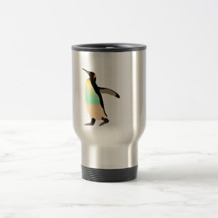 Coloured Peguin Travel Mug