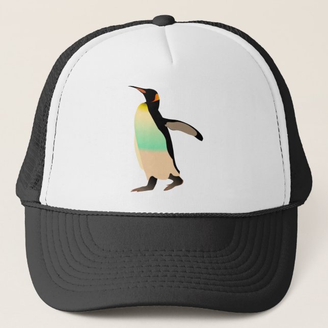 Coloured Peguin Trucker Hat (Front)