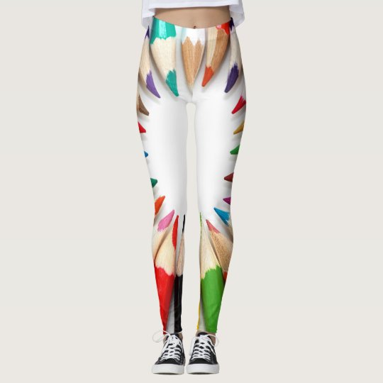 Coloured Pencil Fun! Leggings