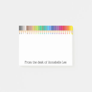 Coloured Pencil Perfection Post-it Notes