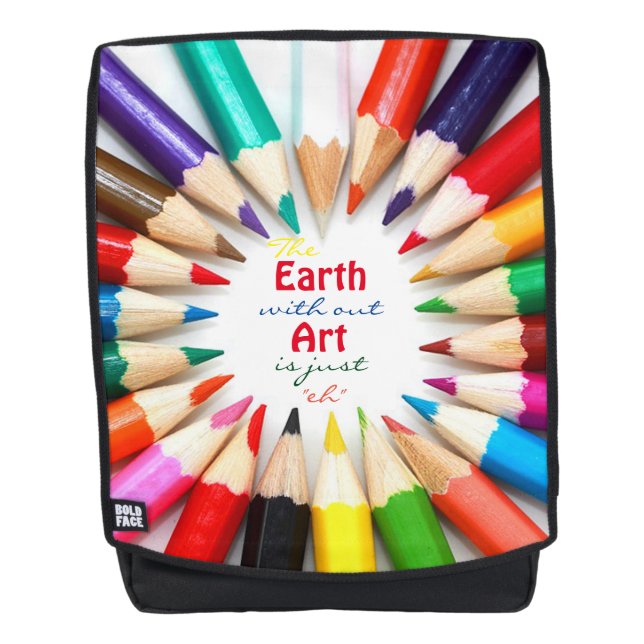 Coloured Pencils Backpack (Front)